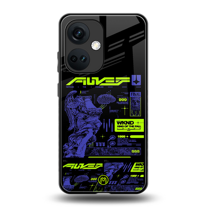 the weeknd back phone cover | glass case for oneplus nord ce 3