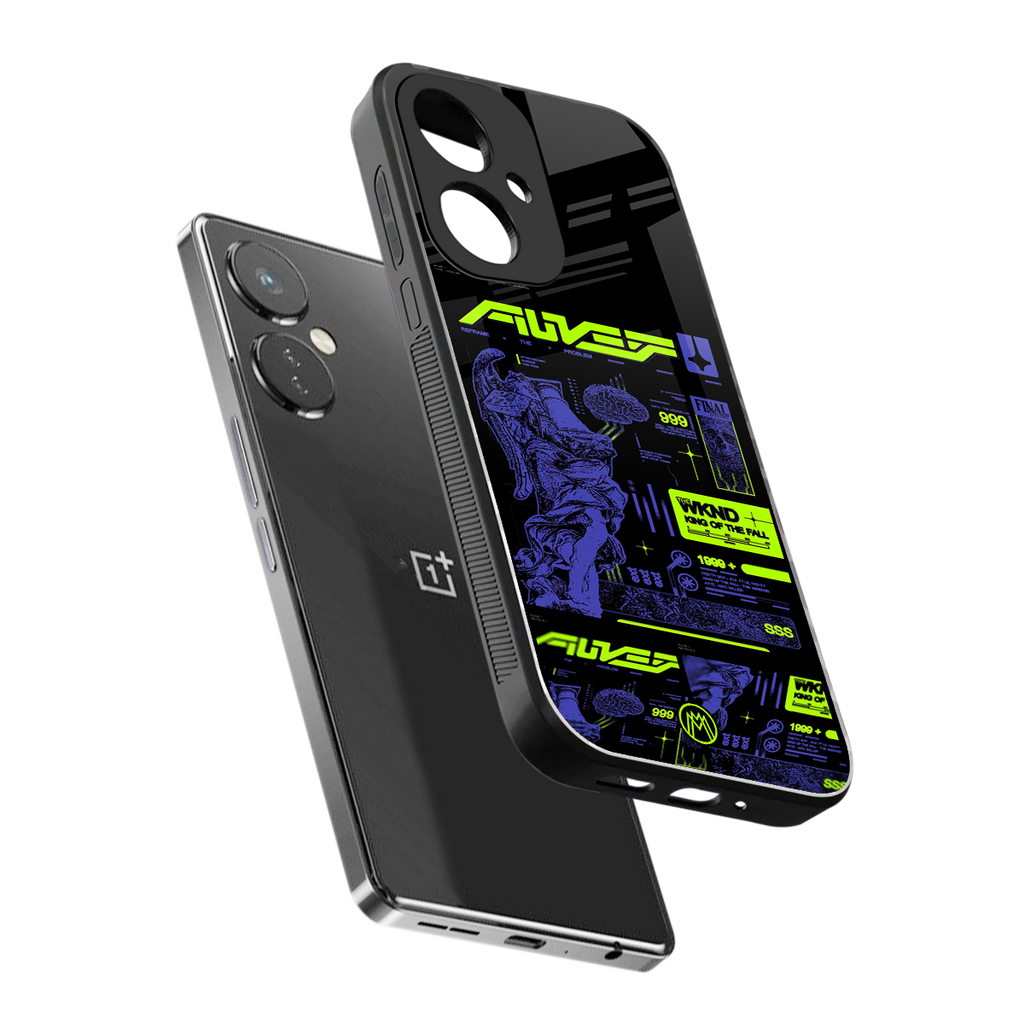 the weeknd back phone cover | glass case for oneplus nord ce 3
