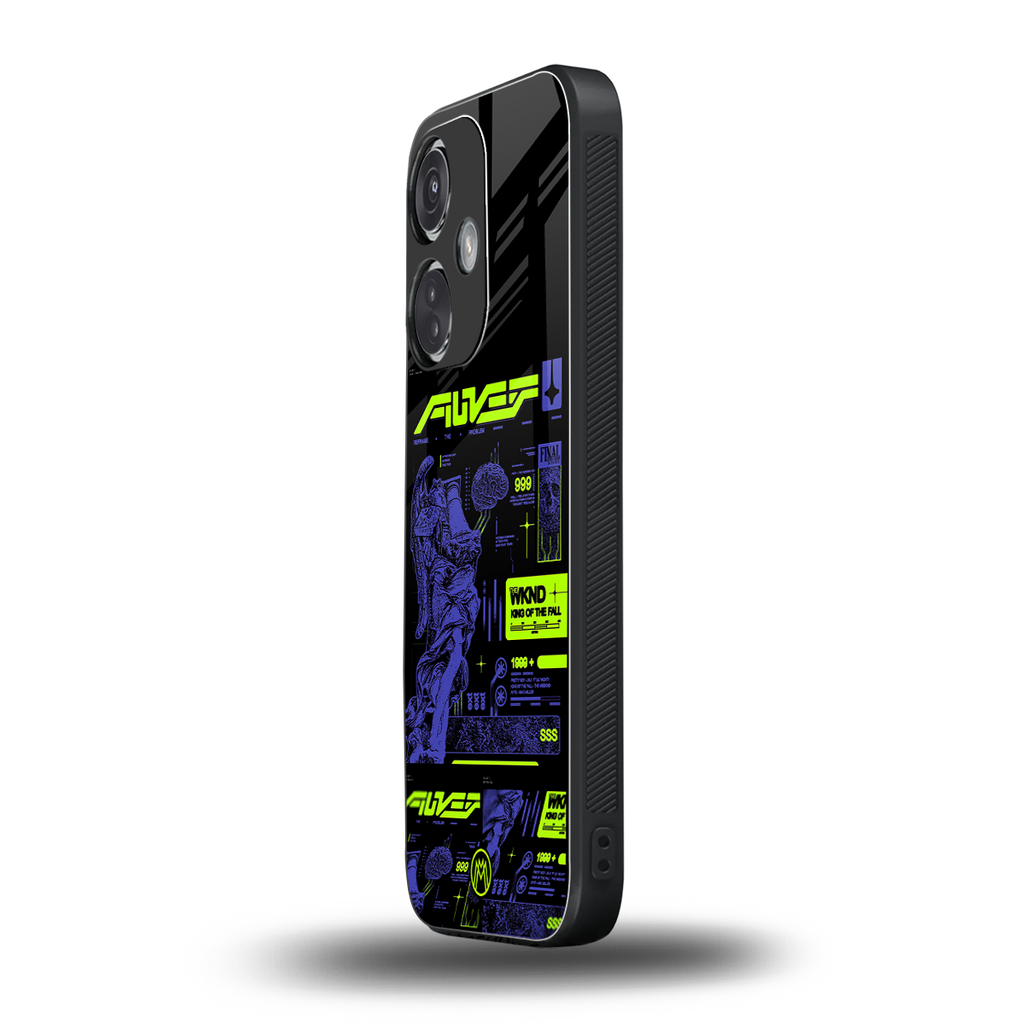 the weeknd back phone cover | glass case for oneplus nord ce 3