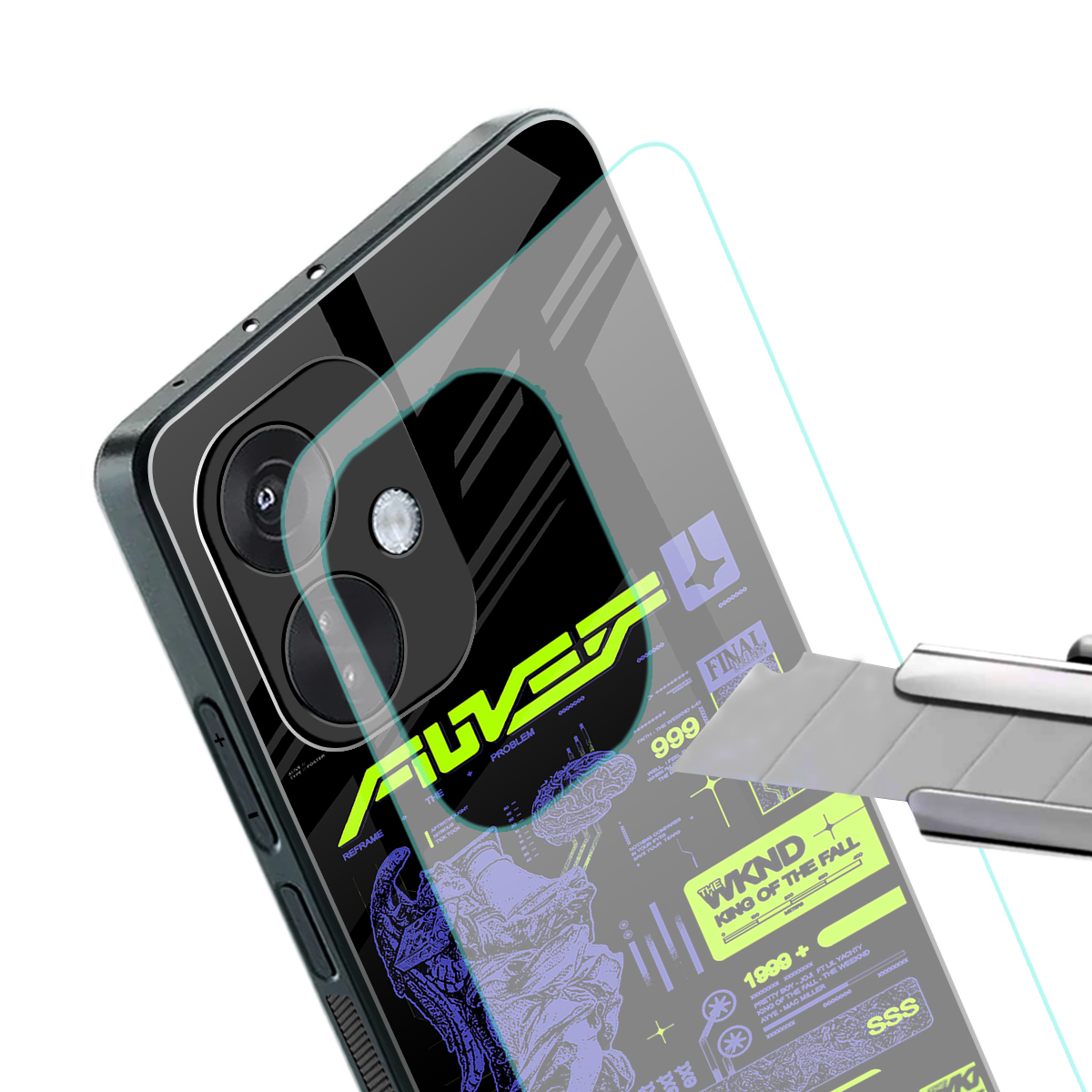 the weeknd back phone cover | glass case for oneplus nord ce 3