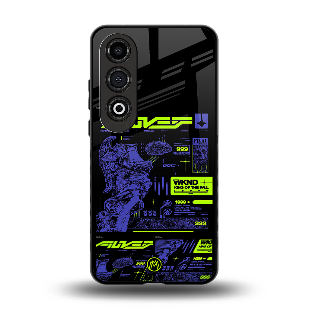 the weeknd back phone cover | glass case for oneplus nord ce 4