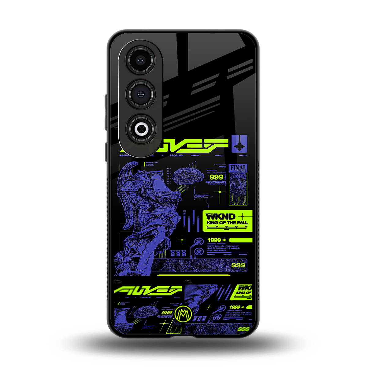 the weeknd back phone cover | glass case for oneplus nord ce 4