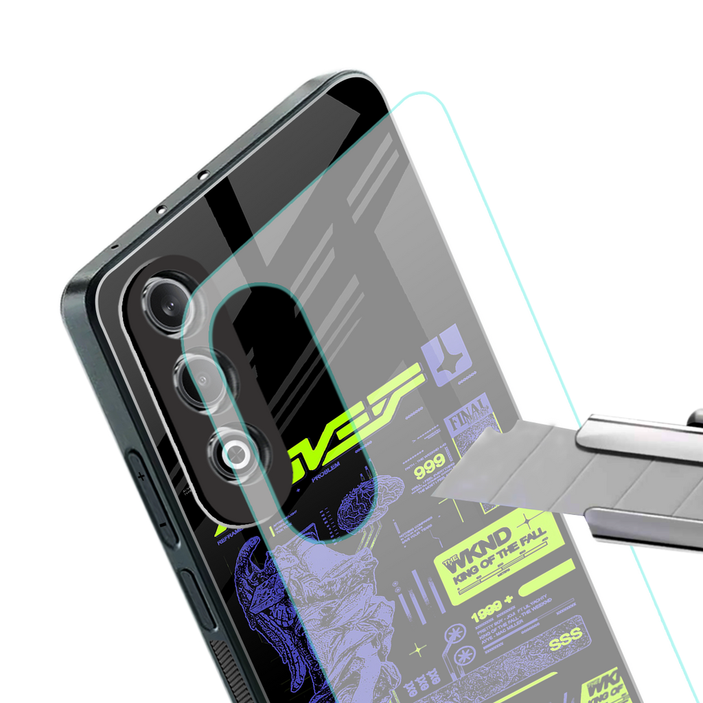 the weeknd back phone cover | glass case for oneplus nord ce 4