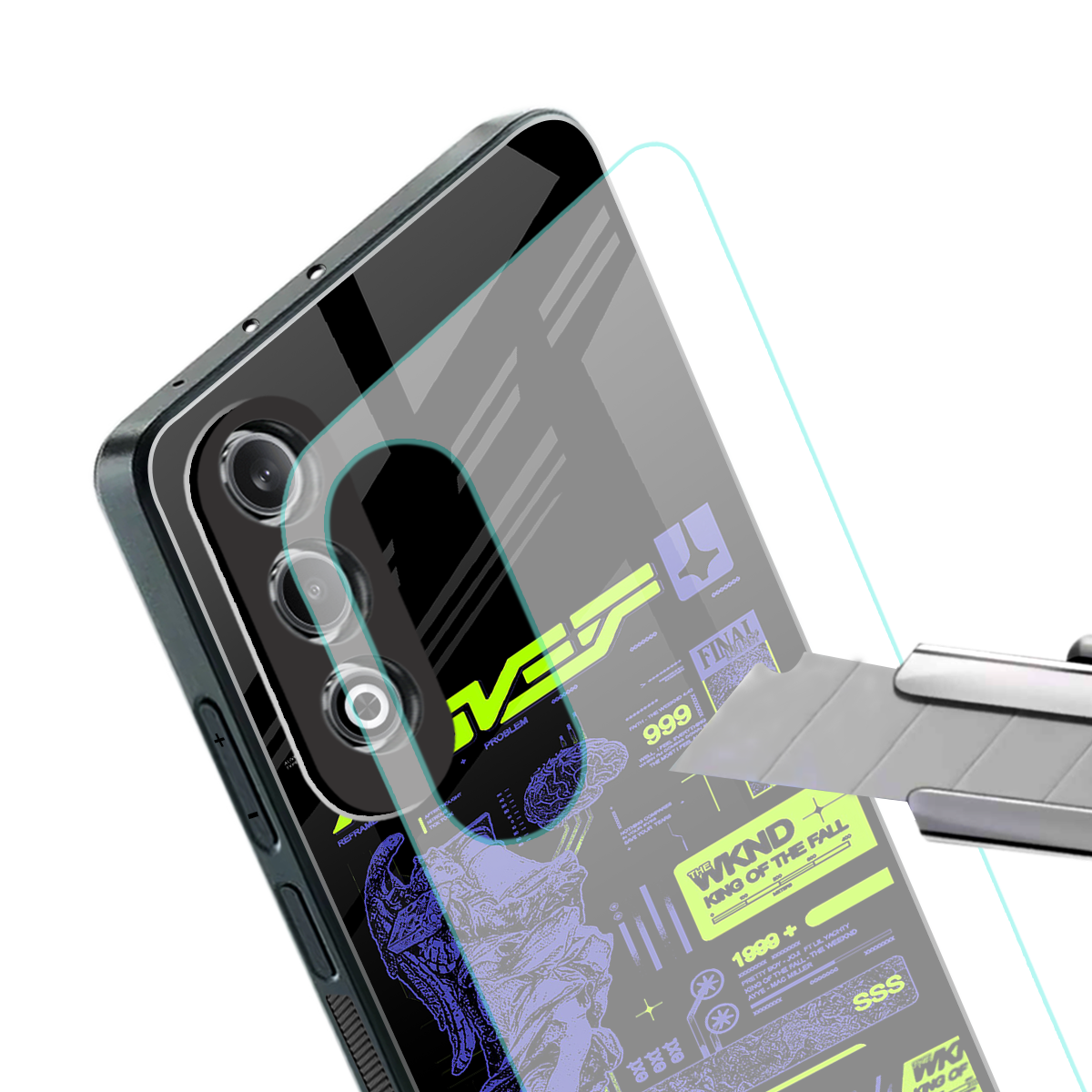 the weeknd back phone cover | glass case for oneplus nord ce 4