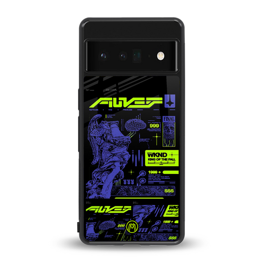 the weeknd back phone cover | glass case for google pixel 6 pro