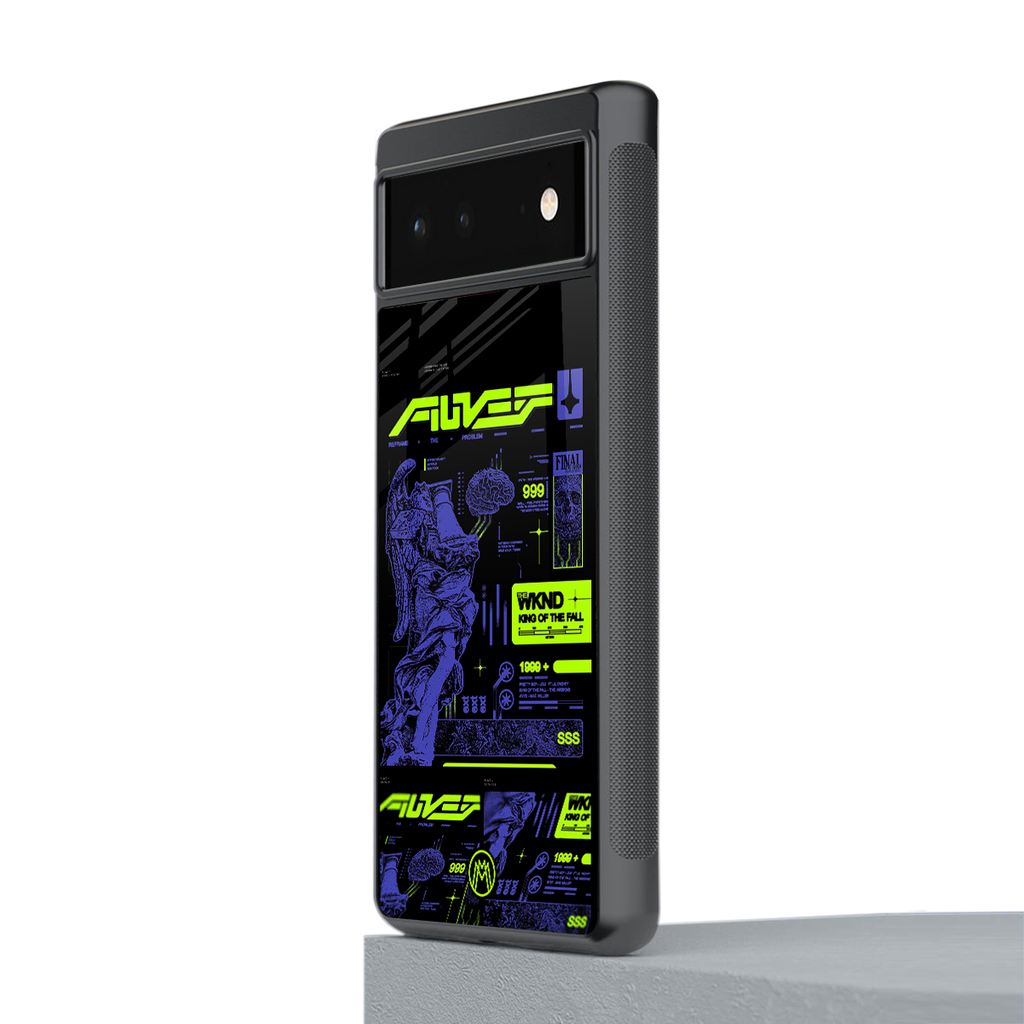the weeknd back phone cover | glass case for google pixel 6