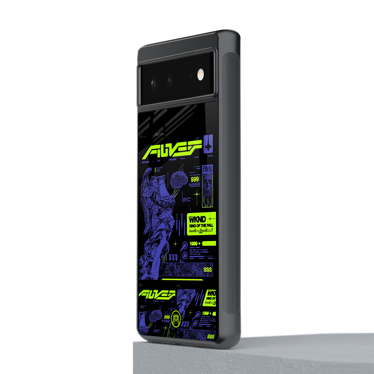 the weeknd back phone cover | glass case for google pixel 6