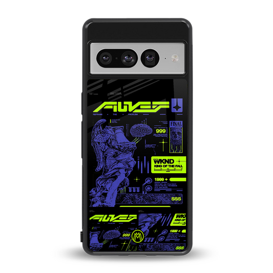 the weeknd back phone cover | glass case for google pixel 7 pro