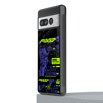 the weeknd back phone cover | glass case for google pixel 7 pro