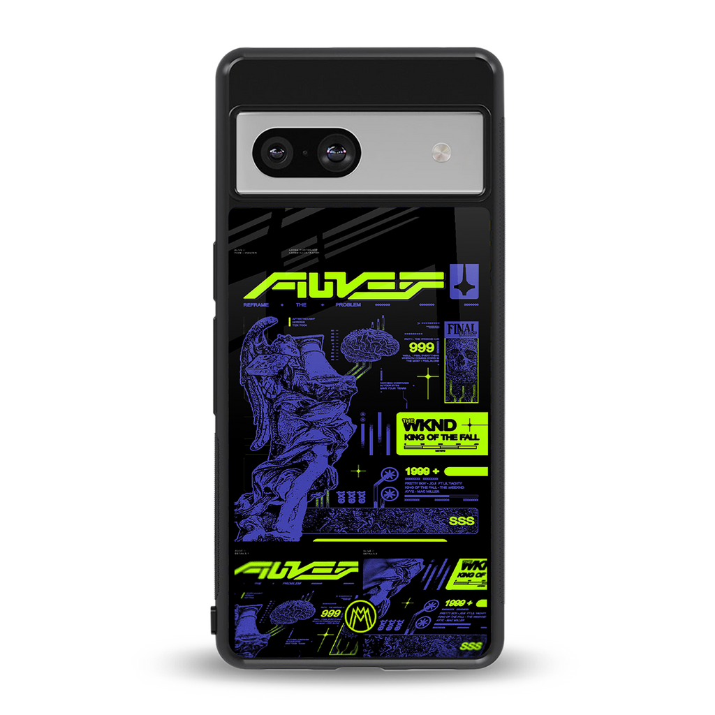 the weeknd back phone cover | glass case for Google Pixel 7