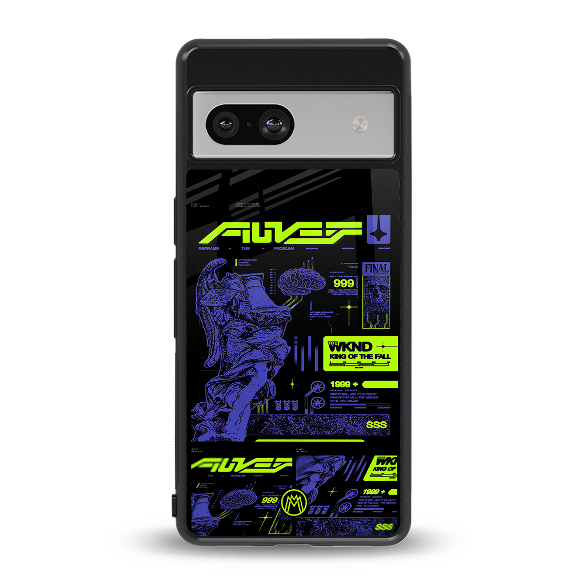 the weeknd back phone cover | glass case for Google Pixel 7