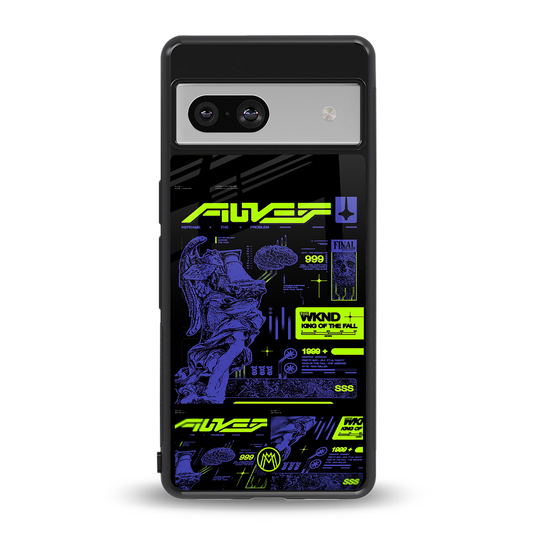 the weeknd back phone cover | glass case for Google Pixel 7