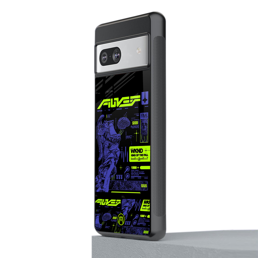 the weeknd back phone cover | glass case for Google Pixel 7