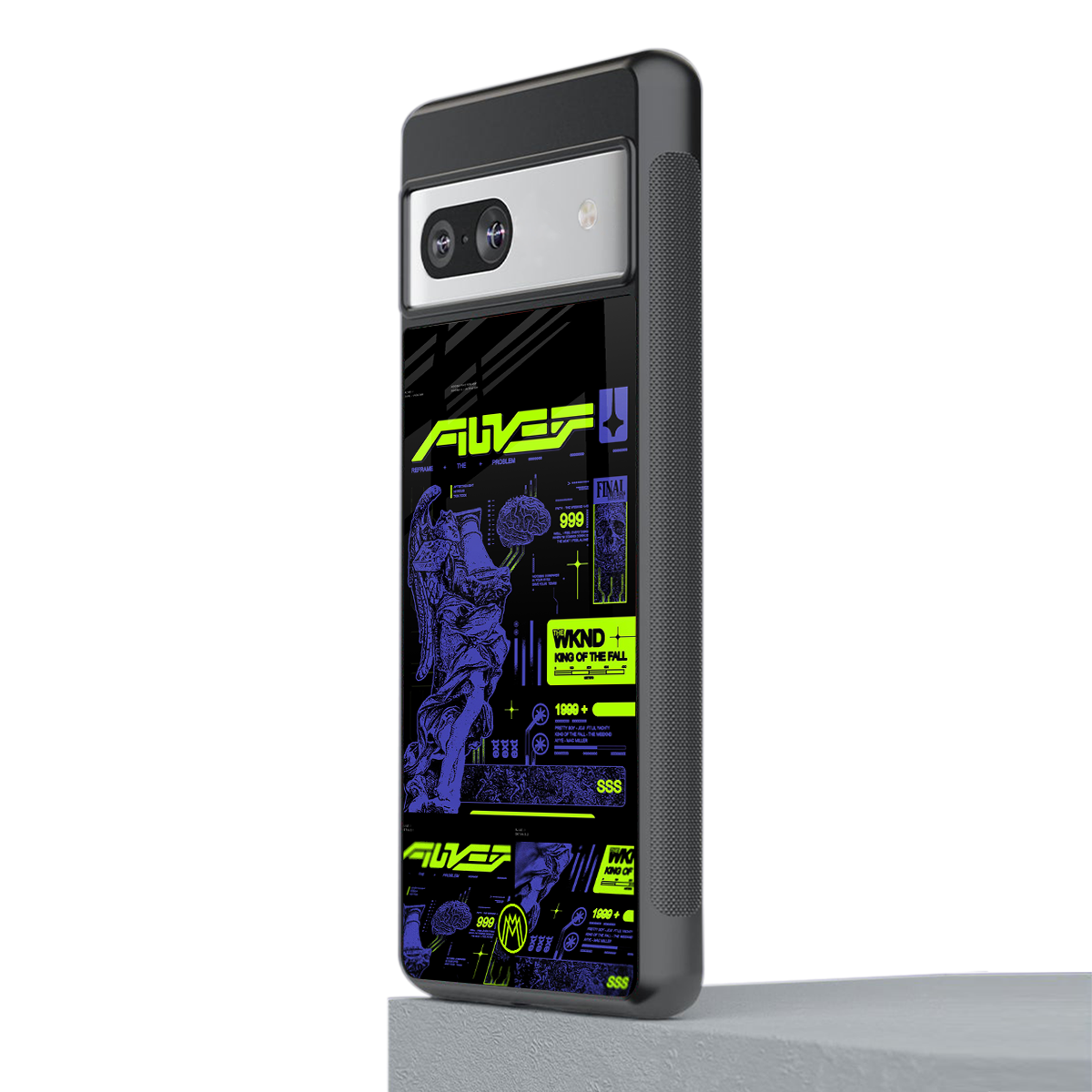 the weeknd back phone cover | glass case for Google Pixel 7