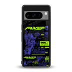the weeknd back phone cover | glass case for google pixel 8 pro