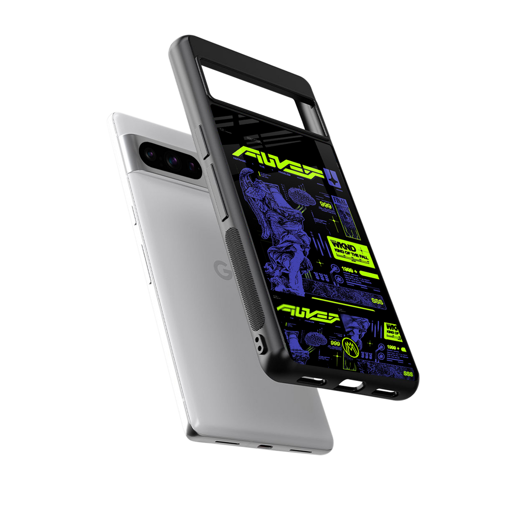 the weeknd back phone cover | glass case for google pixel 8 pro
