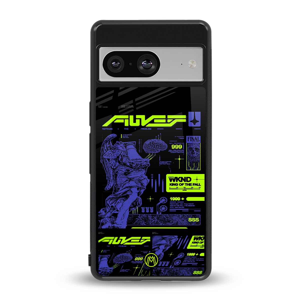 the weeknd back phone cover | glass case for Google Pixel 8