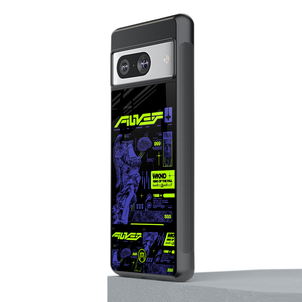 the weeknd back phone cover | glass case for Google Pixel 8