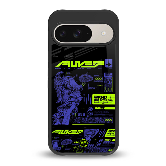 the weeknd back phone cover | glass case for google pixel 9