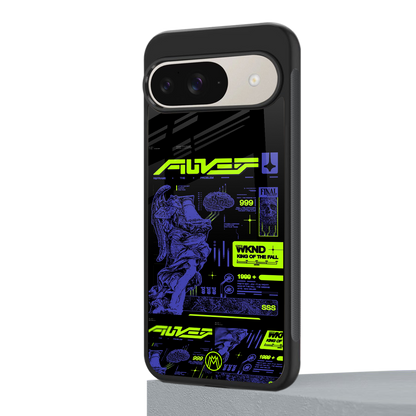 the weeknd back phone cover | glass case for google pixel 9