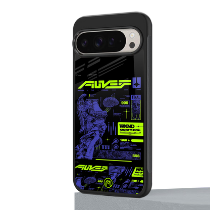 the weeknd back phone cover | glass case for google pixel 9 pro xl