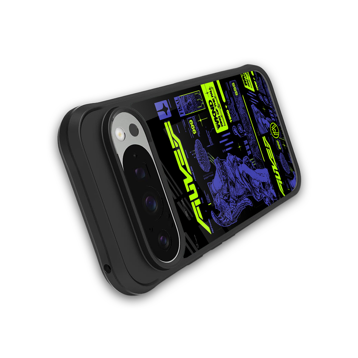 the weeknd back phone cover | glass case for google pixel 9 pro xl