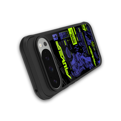 the weeknd back phone cover | glass case for google pixel 9 pro xl