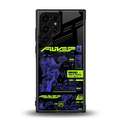 the weeknd back phone cover | glass case for samsung galaxy s24 ultra