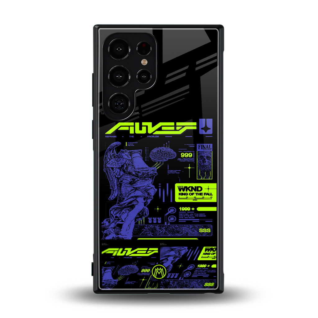 the weeknd back phone cover | glass case for samsung galaxy s23 ultra