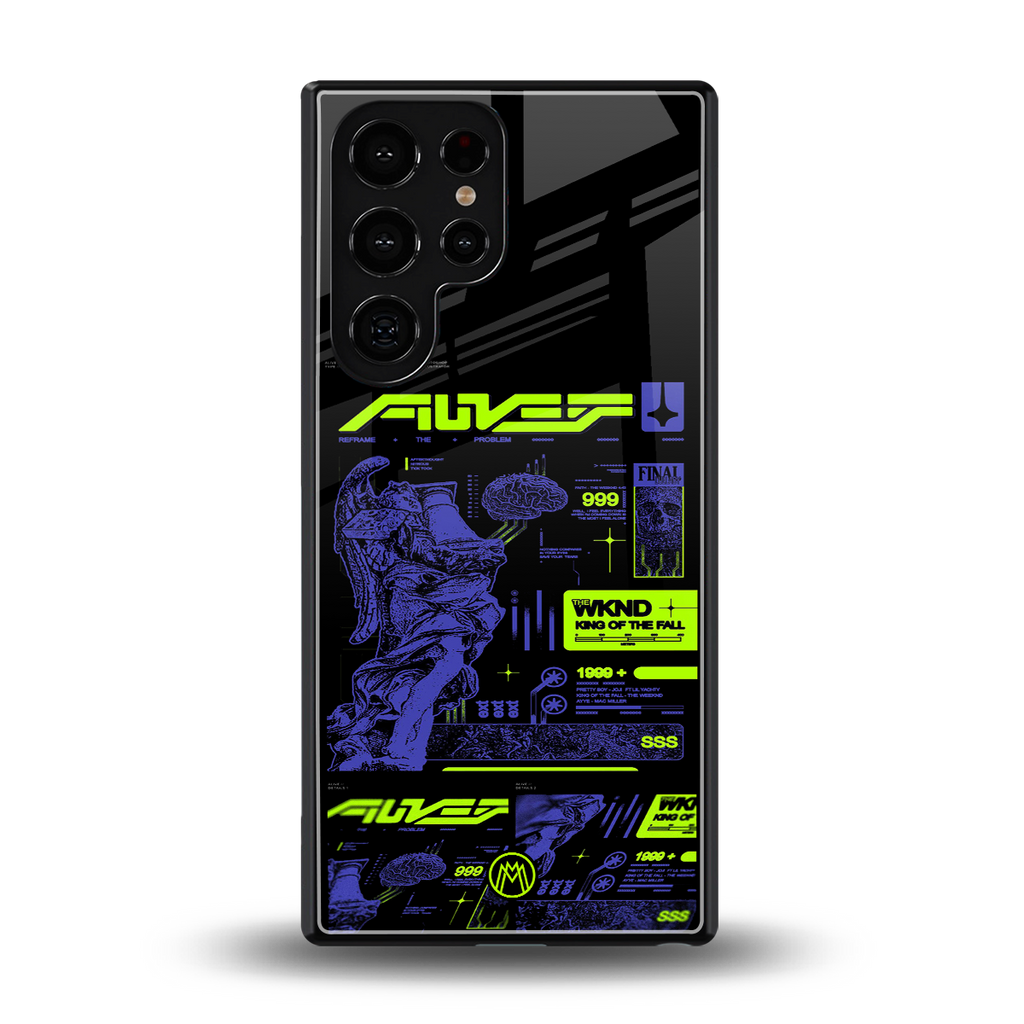 the weeknd back phone cover | glass case for samsung galaxy s25 ultra