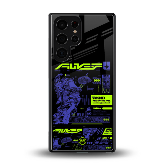 the weeknd back phone cover | glass case for samsung galaxy s25 ultra