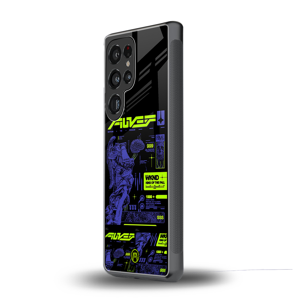 the weeknd back phone cover | glass case for samsung galaxy s25 ultra