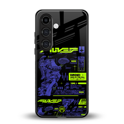 the weeknd back phone cover | glass case for samsung galaxy s24 plus