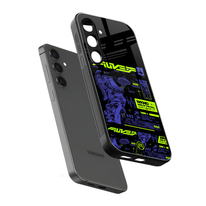 the weeknd back phone cover | glass case for samsung galaxy s23