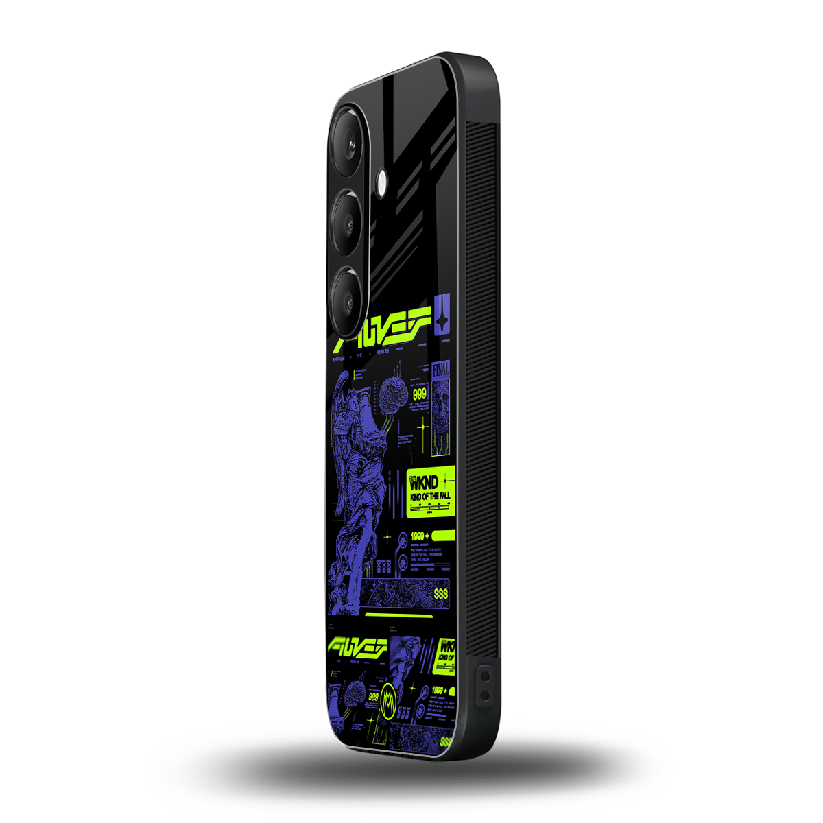 the weeknd back phone cover | glass case for samsung galaxy s24 plus