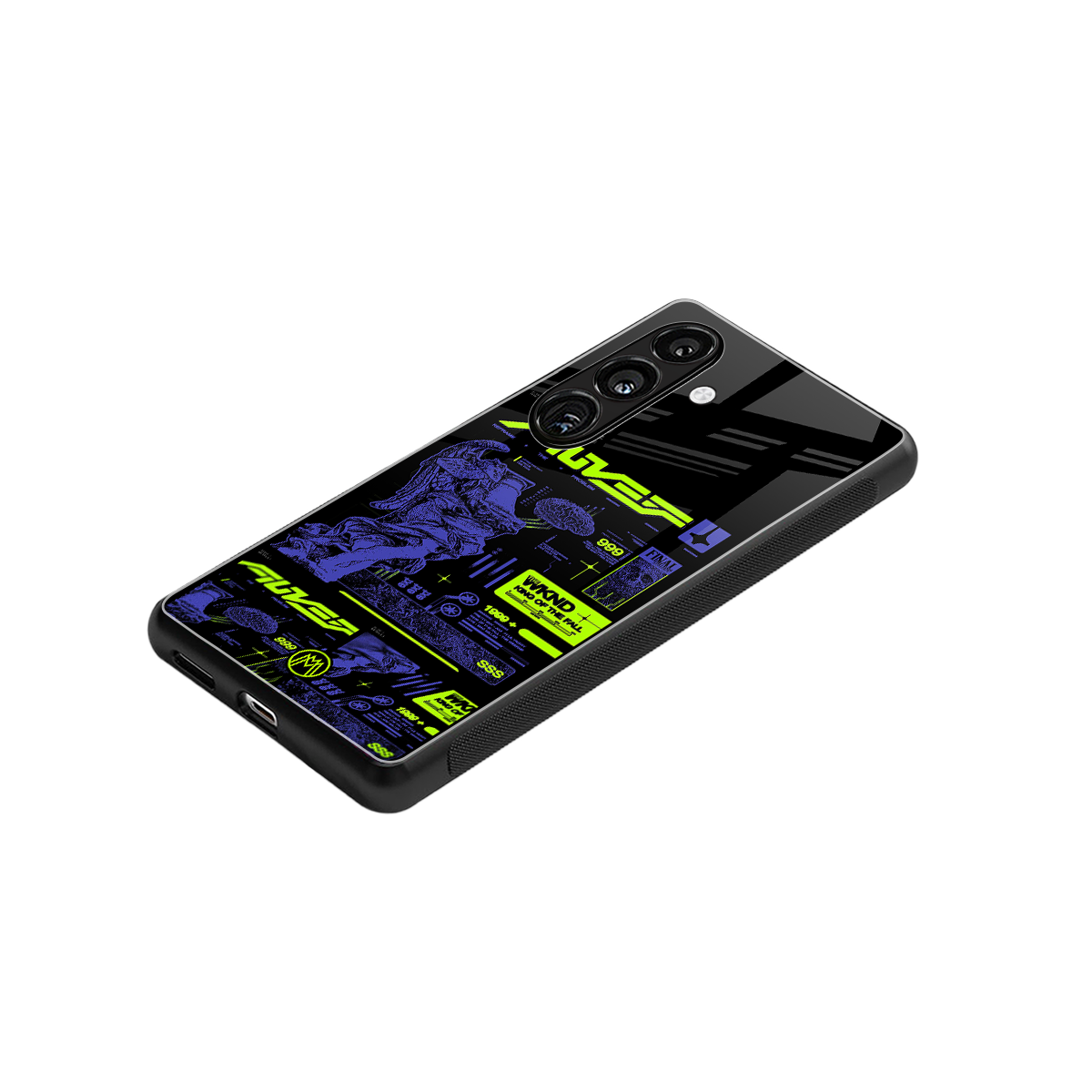 the weeknd back phone cover | glass case for samsung galaxy s24 plus