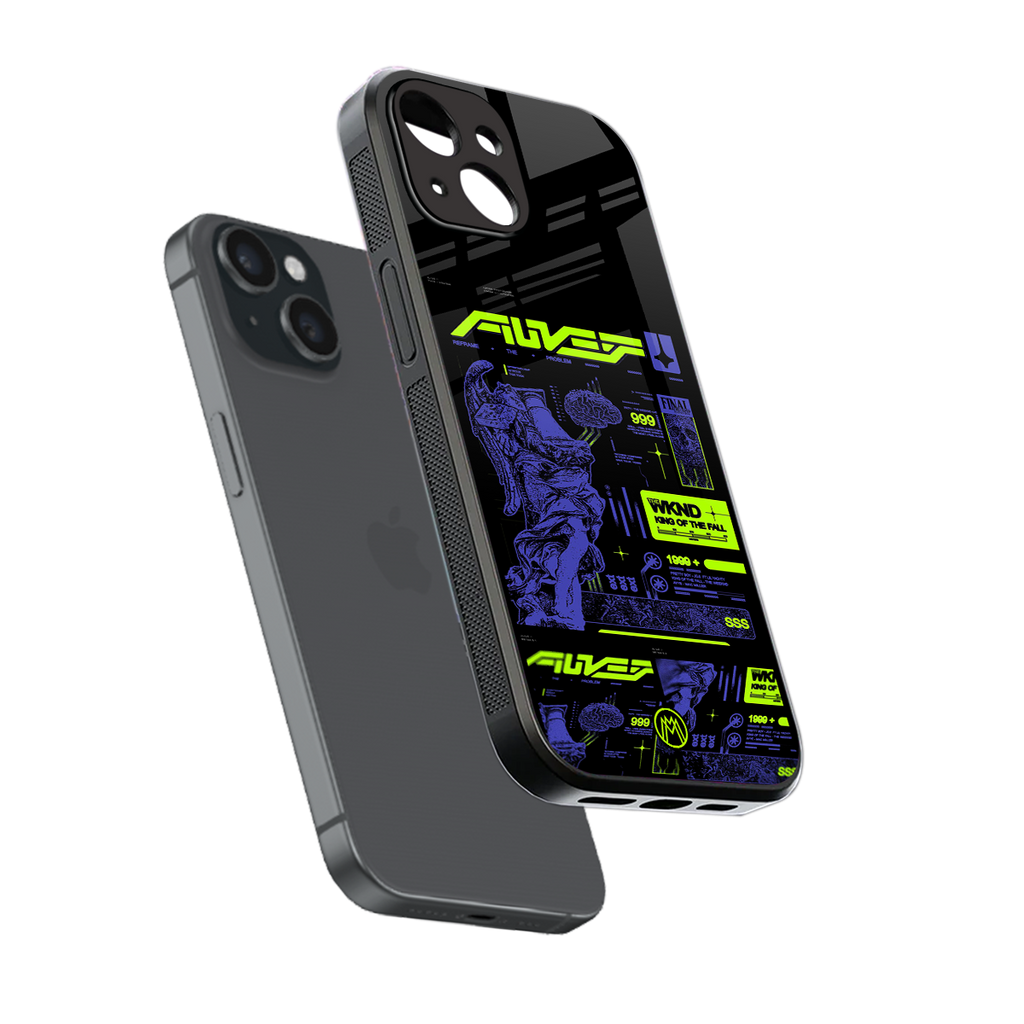 the weeknd back phone cover | glass case for iphone 15