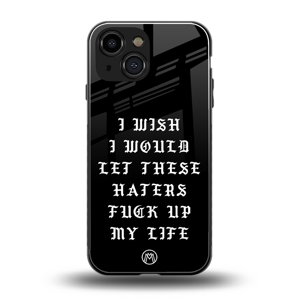 the wish back phone cover | glass case for iphone 13 mini