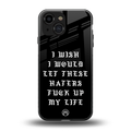 the wish back phone cover | glass case for iphone 13 mini