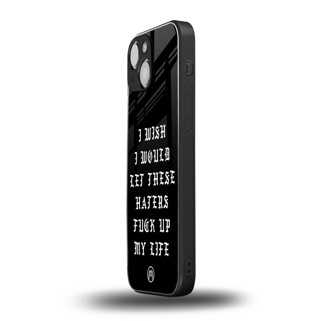 the wish back phone cover | glass case for iphone 13 mini