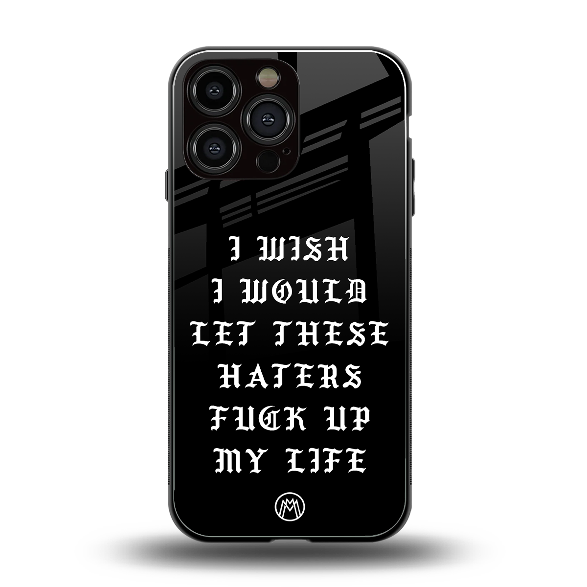 the wish back phone cover | glass case for iphone 13 pro max