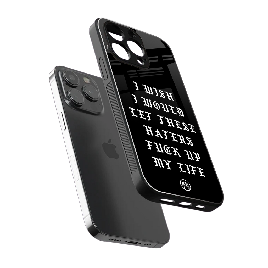 the wish back phone cover | glass case for iphone 13 pro max