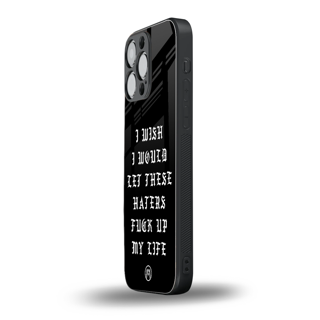 the wish back phone cover | glass case for iphone 13 pro max