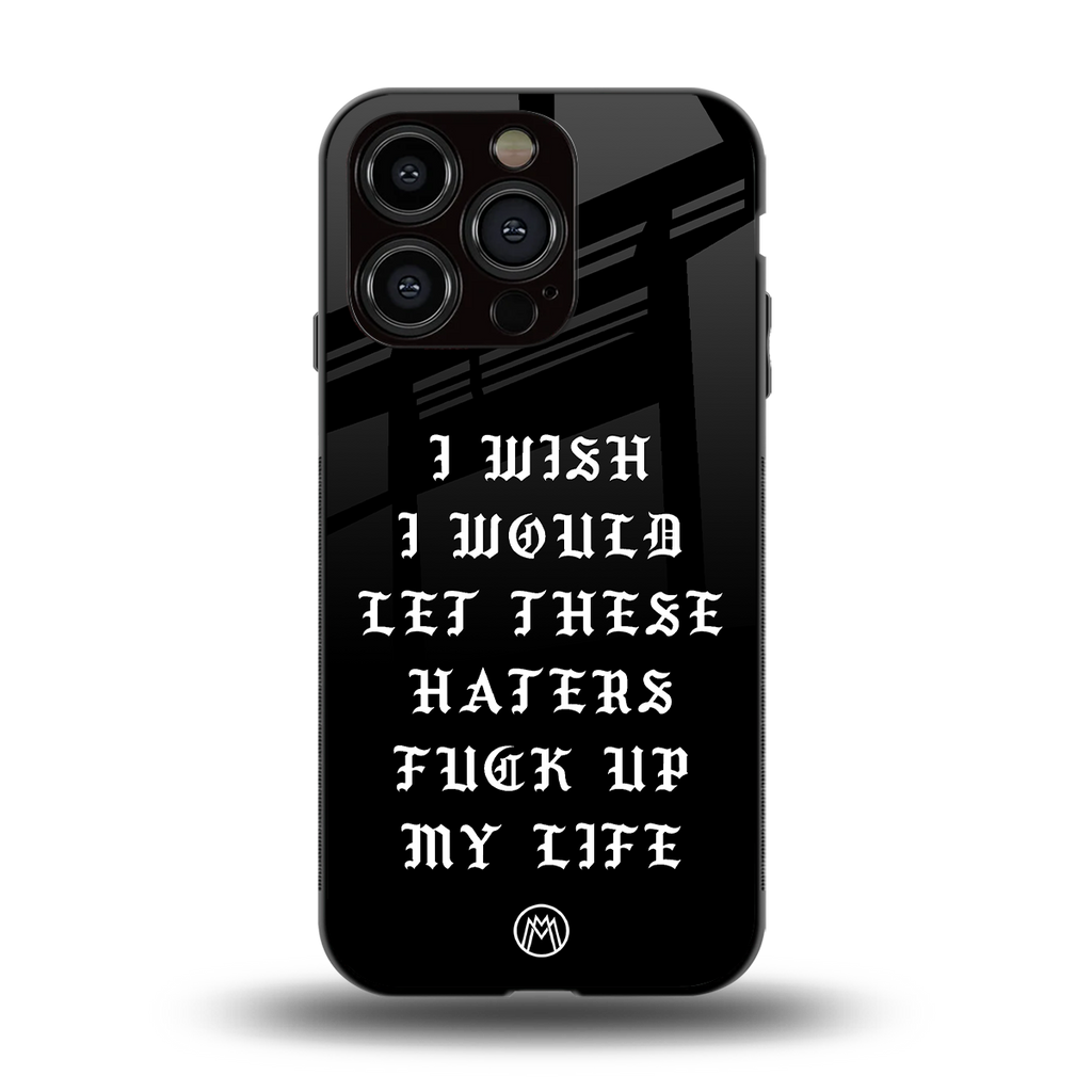 the wish back phone cover | glass case for iphone 13 pro