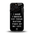 the wish back phone cover | glass case for iphone 13 pro