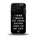 the wish back phone cover | glass case for iphone 13 pro