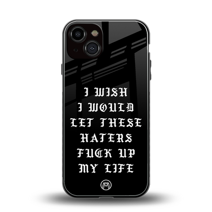 the wish back phone cover | glass case for iphone 13