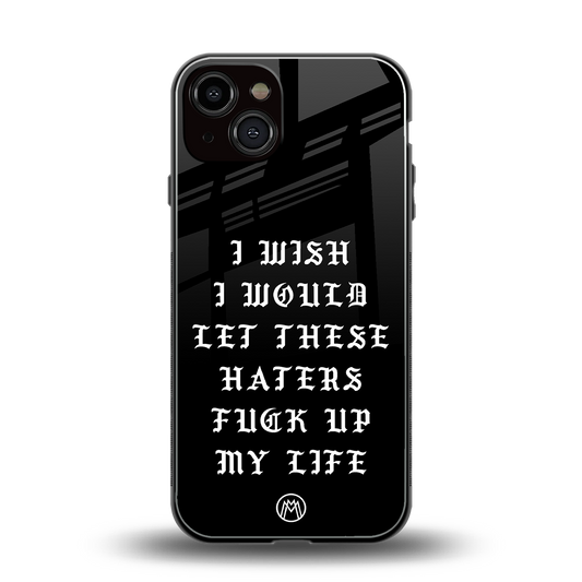 the wish back phone cover | glass case for iphone 13