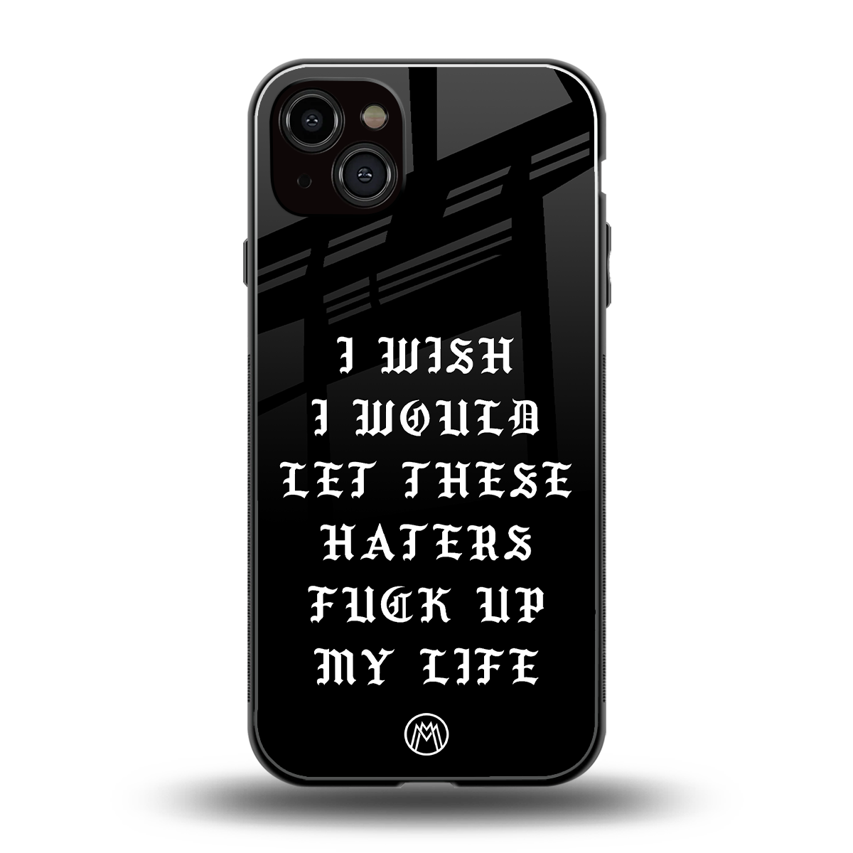 the wish back phone cover | glass case for iphone 15 plus