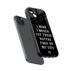 the wish back phone cover | glass case for iphone 15 plus